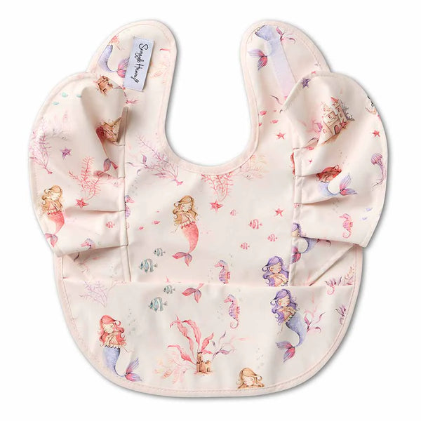 Mermaid Frill Snuggle Bib - Snuggle Hunny