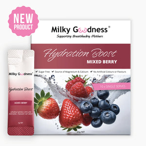 Mixed Berry Hydration Boost | 10 Single Serves - Milky Goodness