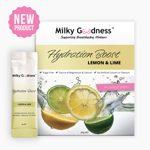 Lemon Lime Hydration Boost | 10 Single Serves - Milky Goodness