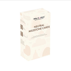 Neutral Milestone Cards - Milky Goodness
