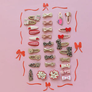 Cutesy Mini Bow Clip Set - Rockahula Kids