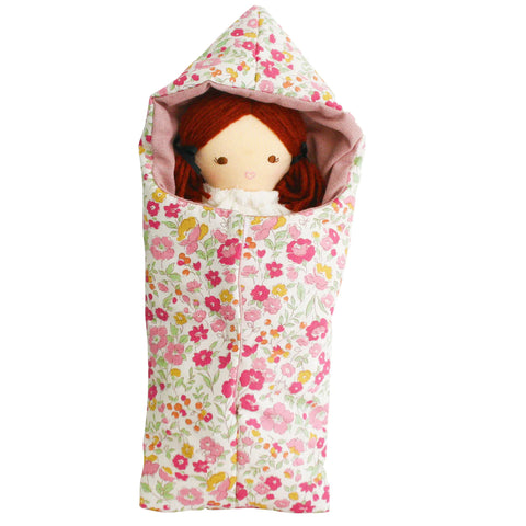 Mini Sleeping Bag 30cm Rose Garden - Alimrose