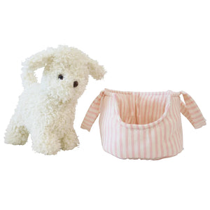 Marshmallow the Puppy in Carrier - Alimrose
