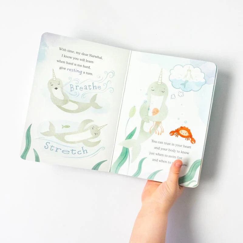 Narwhal, I Believe In You Board Book - Slumberkins