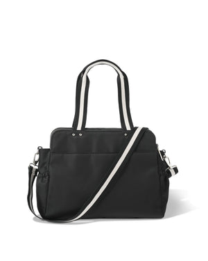 Triple Tote Nappy Bag - Black Nylon - OIOI