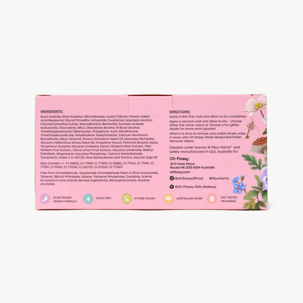 Fleur Harris - Fairyland Collection Nail Polish Set - Oh Flossy