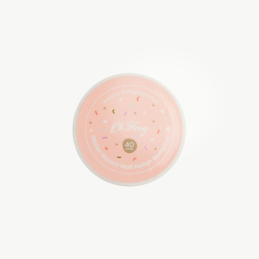 Water-Based Nail Polish Remover Wipes - Oh Flossy