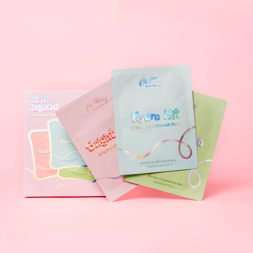 Skincare - Skin Squad Sheet Mask Trio - Oh Flossy