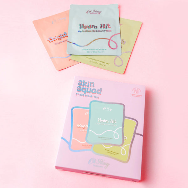 Skincare - Skin Squad Sheet Mask Trio - Oh Flossy
