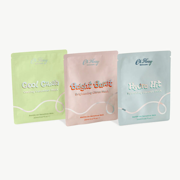 Skincare - Skin Squad Sheet Mask Trio - Oh Flossy