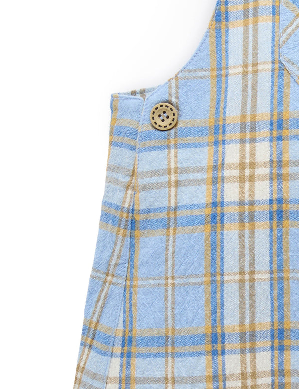 Check Overalls - Pure Baby