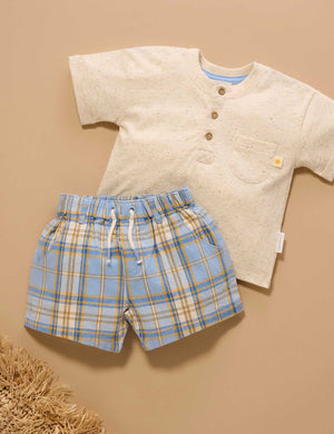 Check Shorts - Pure Baby