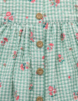 Frida Gingham Pinnie - Pure Baby