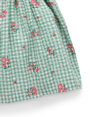 Frida Gingham Pinnie - Pure Baby