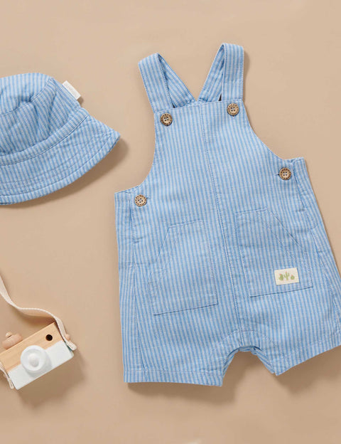Desert Striped Overalls - Pure Baby DISCOUNTED