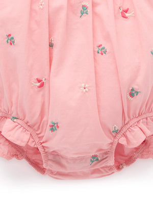 Swallow Embroidered Bodysuit - Pure Baby