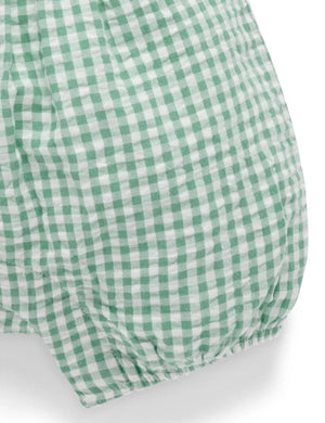 Frida Gingham Romper - Pure Baby