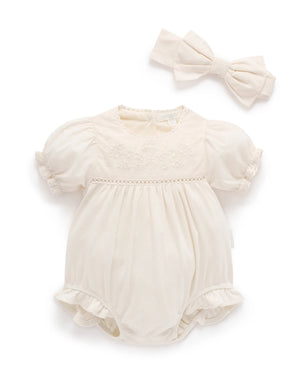 Embroidered Bodysuit Set - Pure Baby