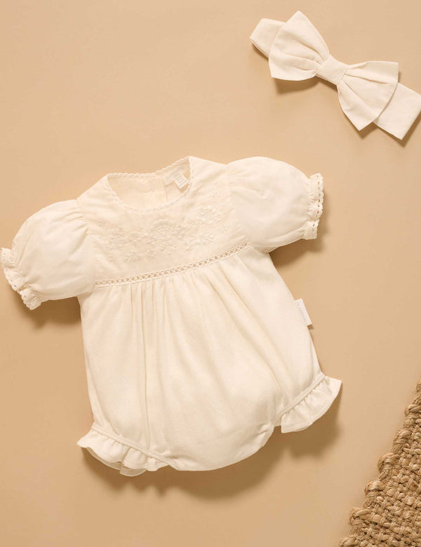 Embroidered Bodysuit Set - Pure Baby