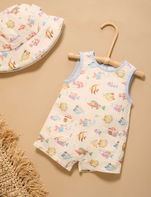 Fancy Fish Romper - Pure Baby