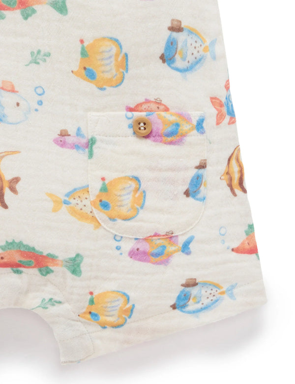Fancy Fish Romper - Pure Baby