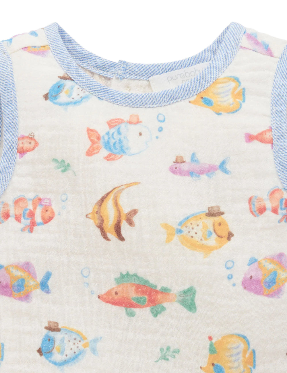 Fancy Fish Romper - Pure Baby