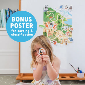 Magnetic Zoo Animals - Curious Columbus