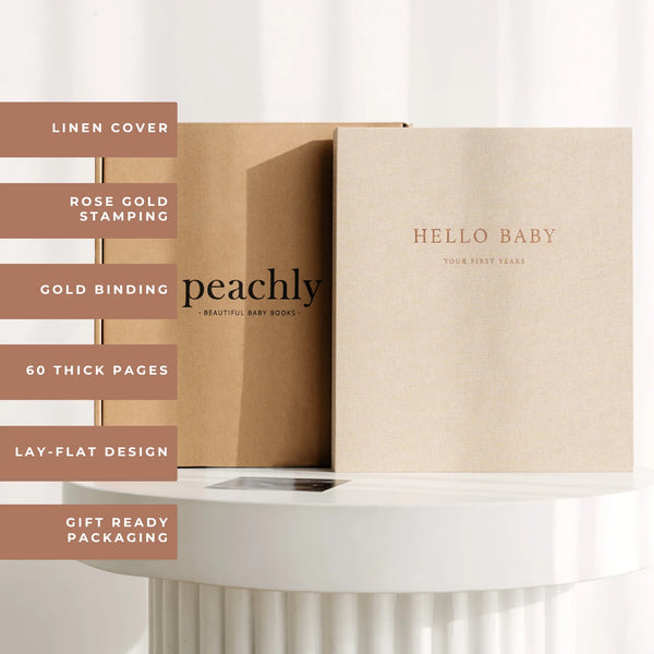 Fleur - Baby Memory Book - Peachly