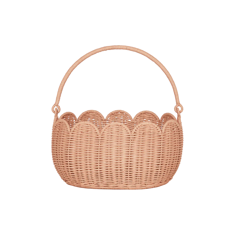 Petal Basket - Seashell Pink - Olli Ella