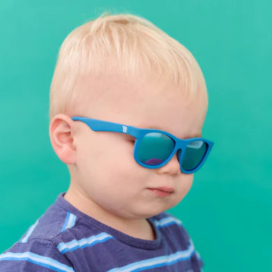 Polarised Navigators - Midnight Blue/Light Blue Mirror - Babiators Sunglasses