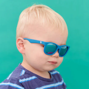 Polarised Navigators - Midnight Blue/Light Blue Mirror - Babiators Sunglasses