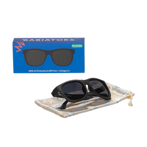 Polarised Navigators - Jet Black/Smoke Lenses - Babiators Sunglasses