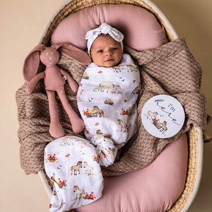 Pony Pals Organic Muslin Wrap - Snuggle Hunny