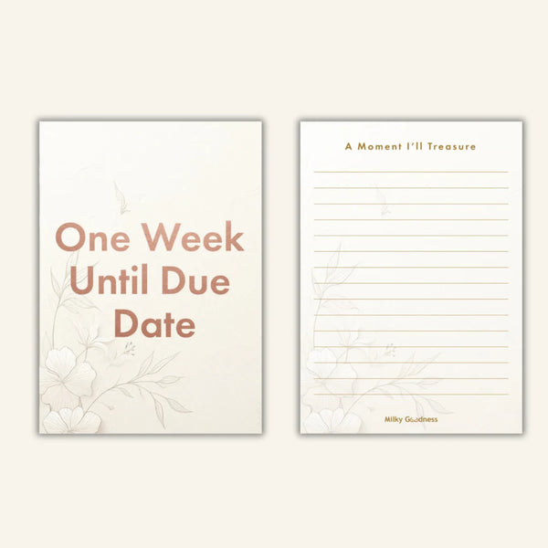 Pregnancy Milestone Cards - Milky Goodness