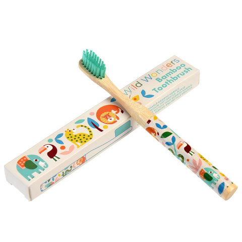 Child Bamboo Toothbrush – Wild Wonders - Rex London
