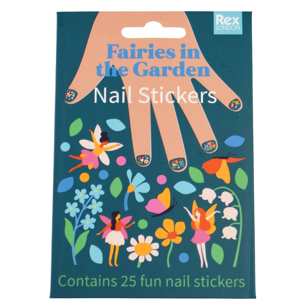 Child Nail Stickers – Fairies in the Garden - Rex London
