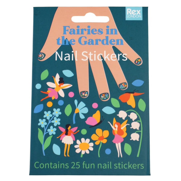 Child Nail Stickers – Fairies in the Garden - Rex London