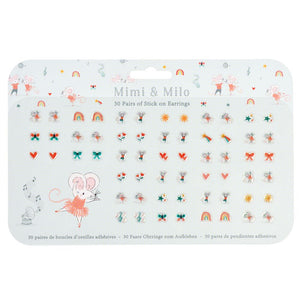 Stick on Earrings – Mimi and Milo - Rex London