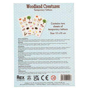 Temporary Tattoos - Woodland Creatures - Rex London