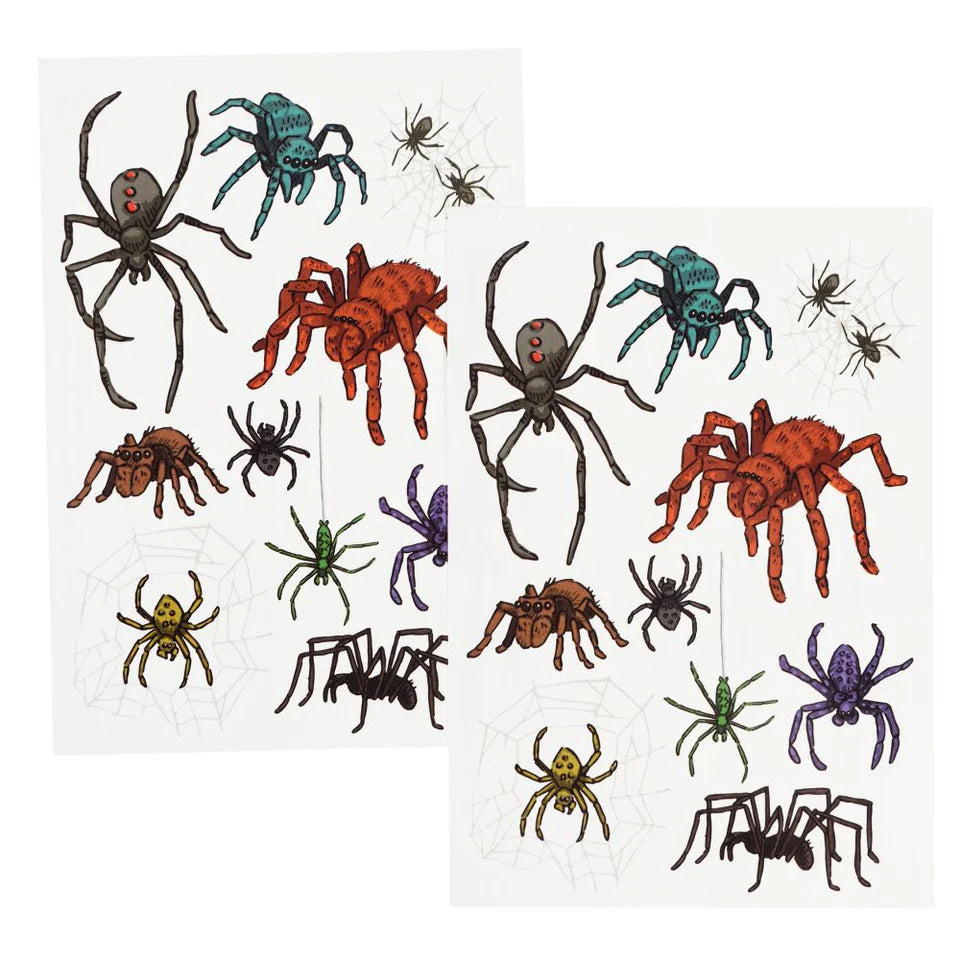 Temporary Tattoos - Spiders - Rex London