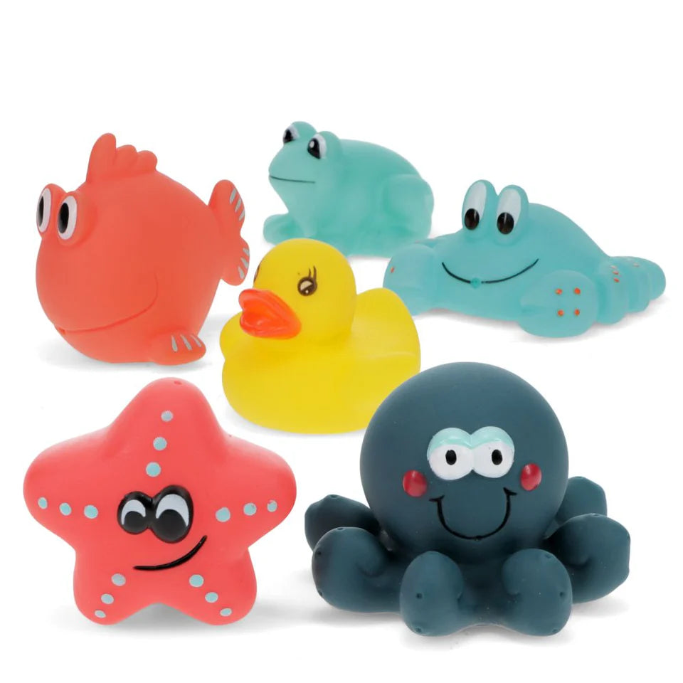 Bath Toys Set 6 - Aquatic - Rex London