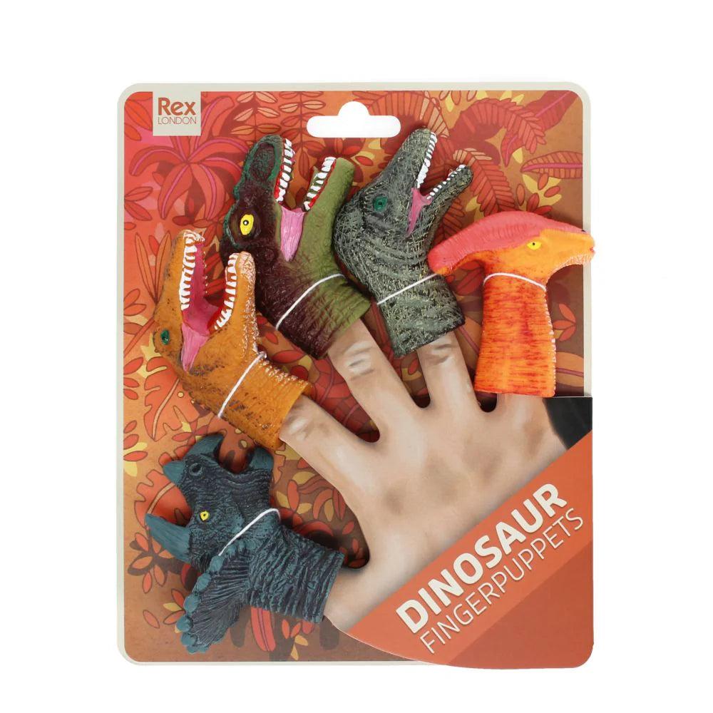 Animal Finger Puppets - Dinosaur - Rex London