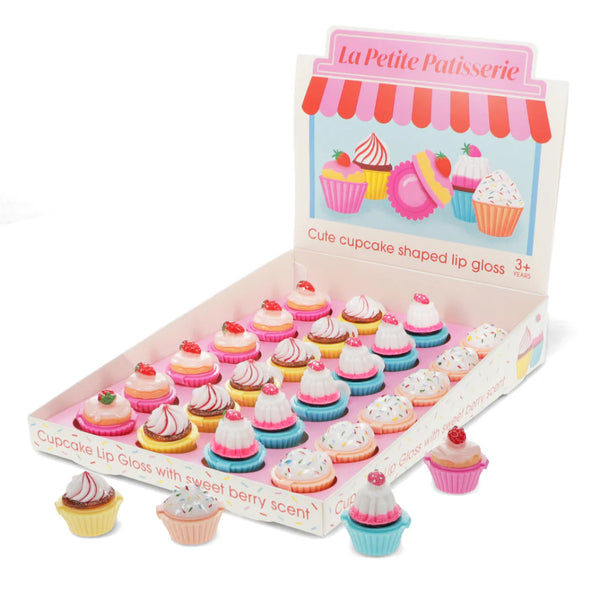 Mini Berry Scented Lip Gloss - Cupcake - Rex London