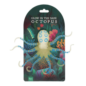 Glow in the Dark Squishy Toy -Octopus - Rex London