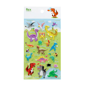 3D Puffy Stickers - Dinosaurs - Rex London