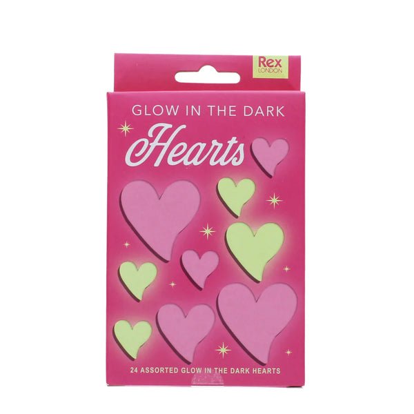 Glow in Dark - Hearts - Rex London