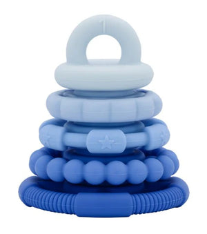 Rainbow Stacker & Teether Toy - Blueberry Ombre - Jellystone