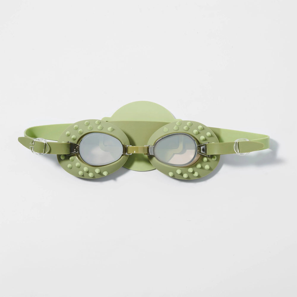 Kids Swim Goggles Cookie the Croc Khaki - Sunnylife DISCOUNTED