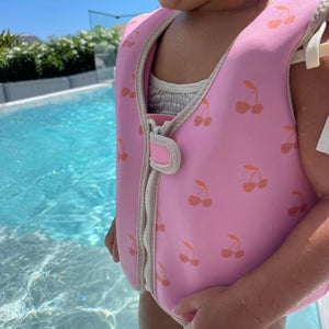 Kids Swim Vest 3-6 - Cherry - Sunnylife