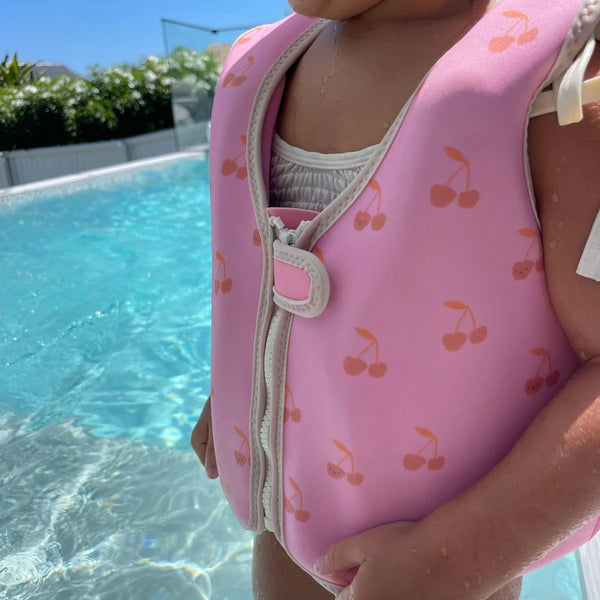 Kids Swim Vest 3-6 - Cherry - Sunnylife